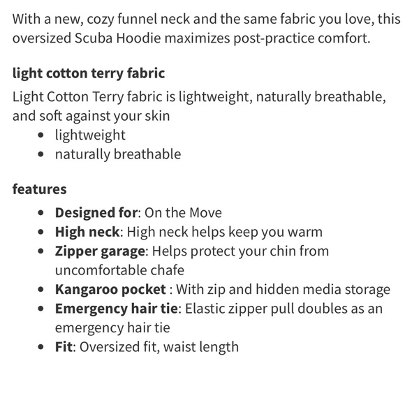 EUC Lululemon Cropped Scuba Funnel Neck - Picture 3 of 10